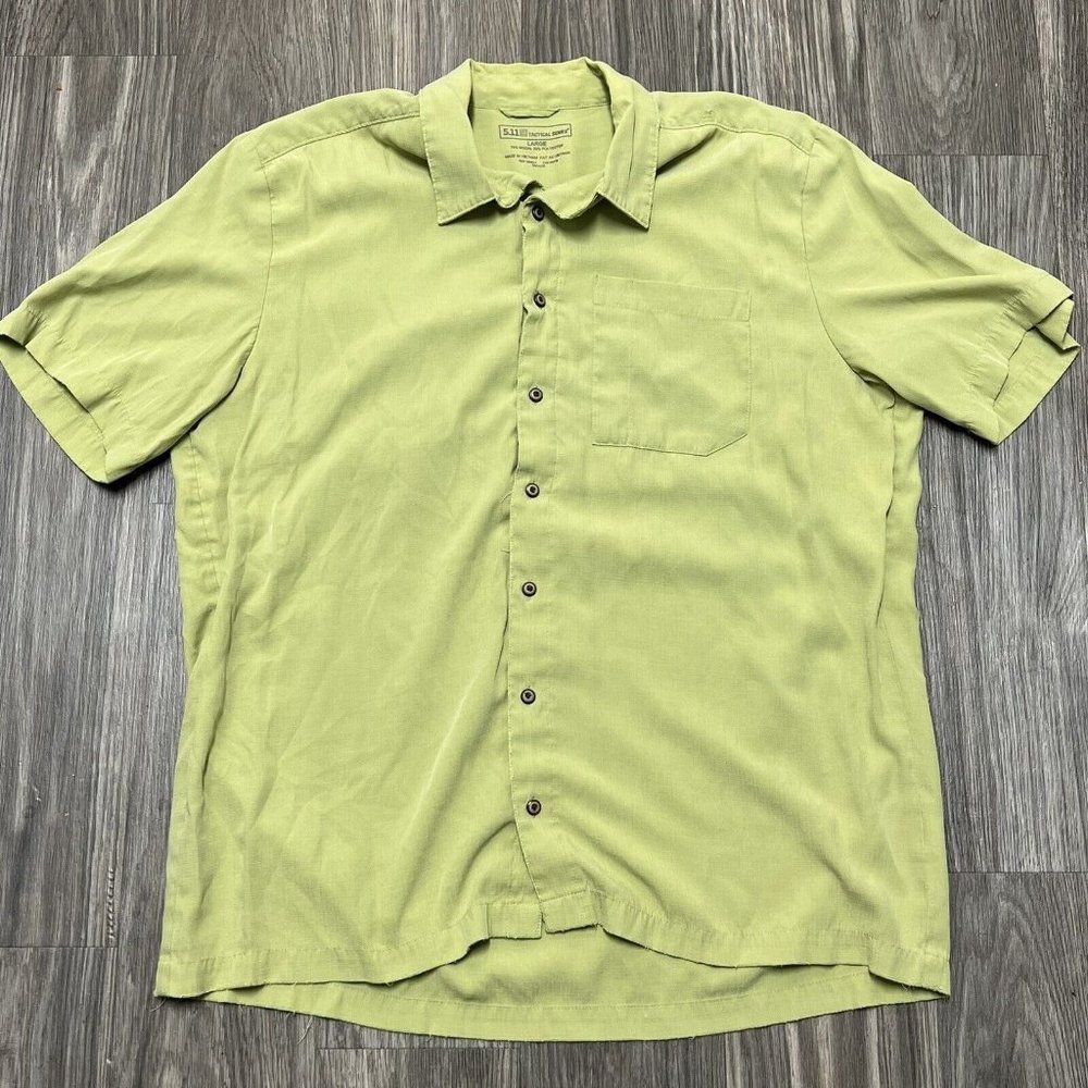 5.11 Tactical Series Shirt Concealed Carry Modal Polyester Size Large TAC-U30
